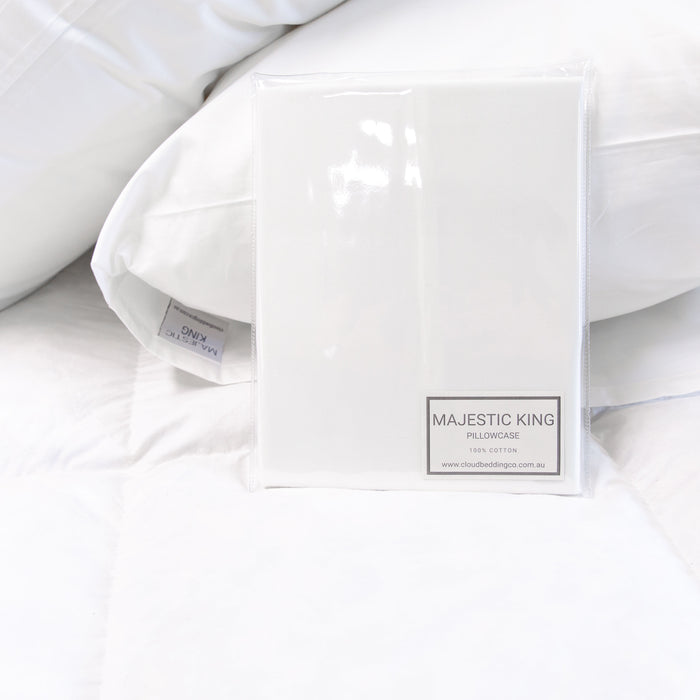 Majestic King Pillowcase - 100% Cotton Sateen
