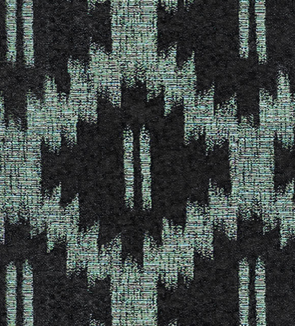 Poncho Black Aqua