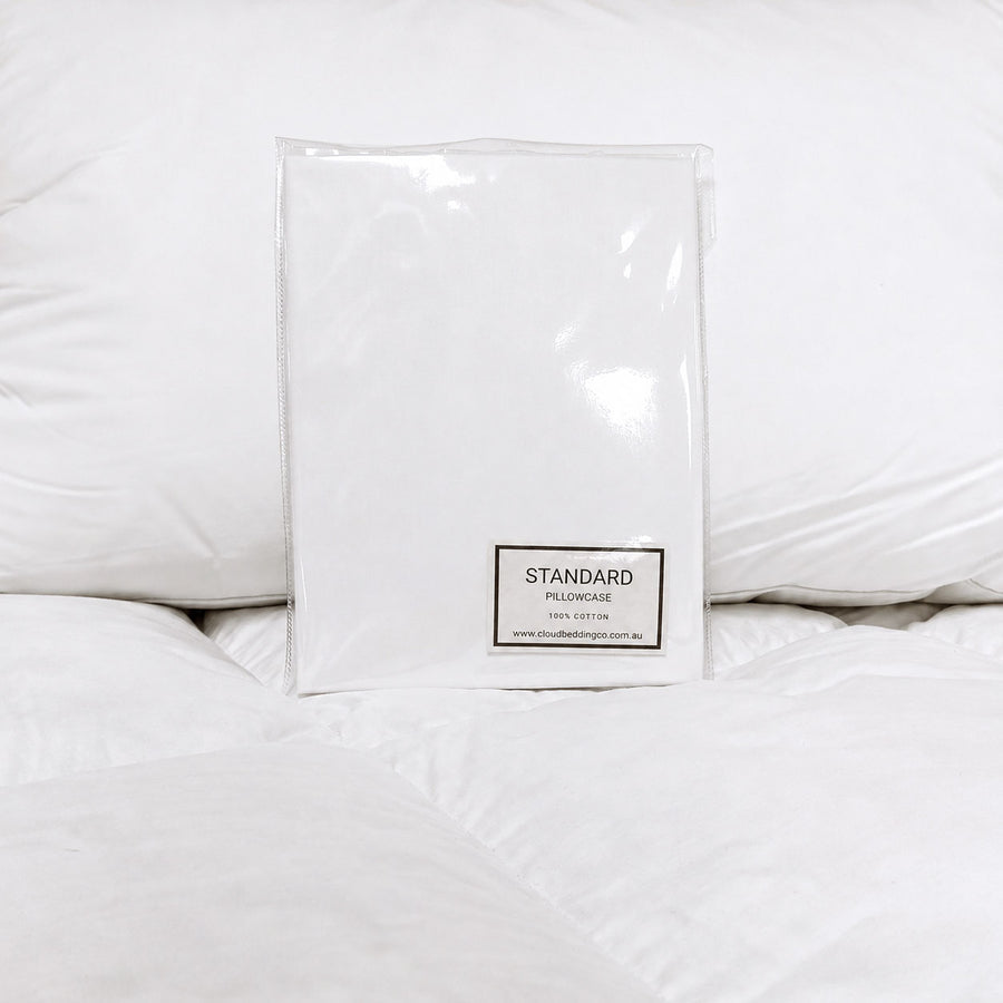 Standard Size Pillowcase - 100% Cotton Sateen