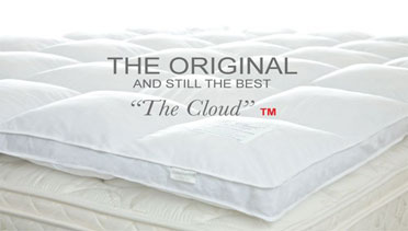 the cloud feather mattress topper