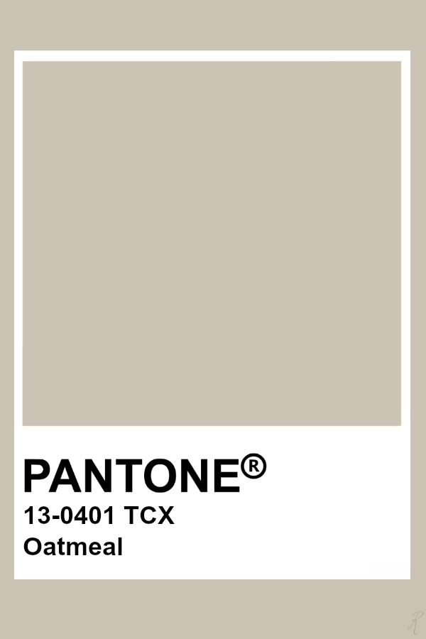 Pantone - Oatmeal