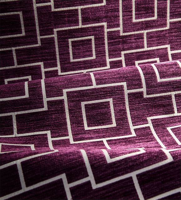 Grid Pansy-Purple