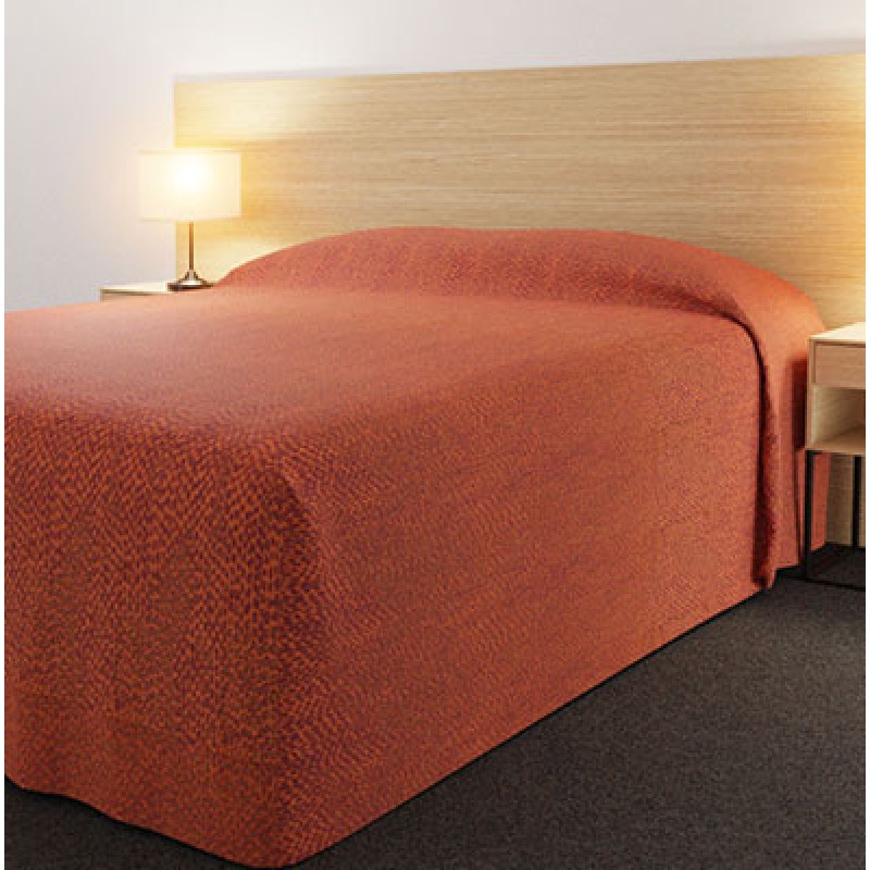 Practical Fitted Bedcover Standard Semi Long Top Full Drop with Rattler Reverse Tango fabric