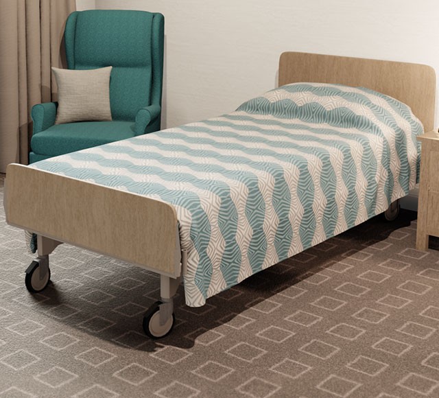Practical Health Bed Cover | Long Top | Tribal Sand Teal