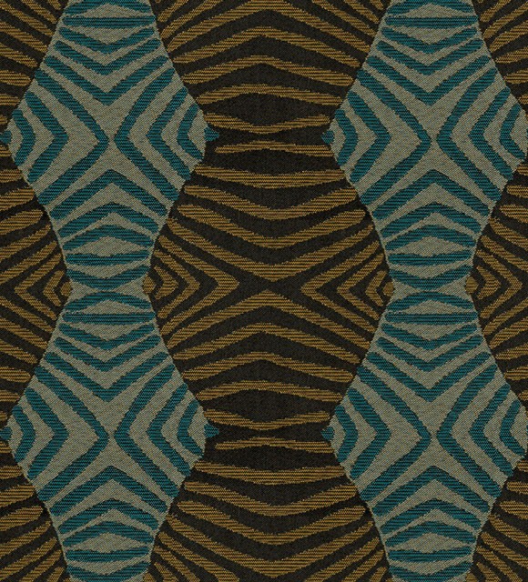 Tribal Gold Teal